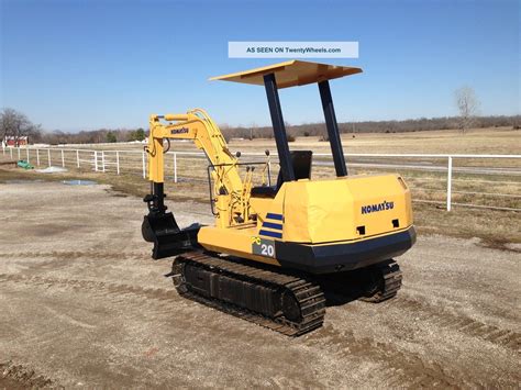 komatsu pc20-6 mini excavator|KOMATSU PC20 Mini (up to 12,000 lbs) Excavators For Sale.